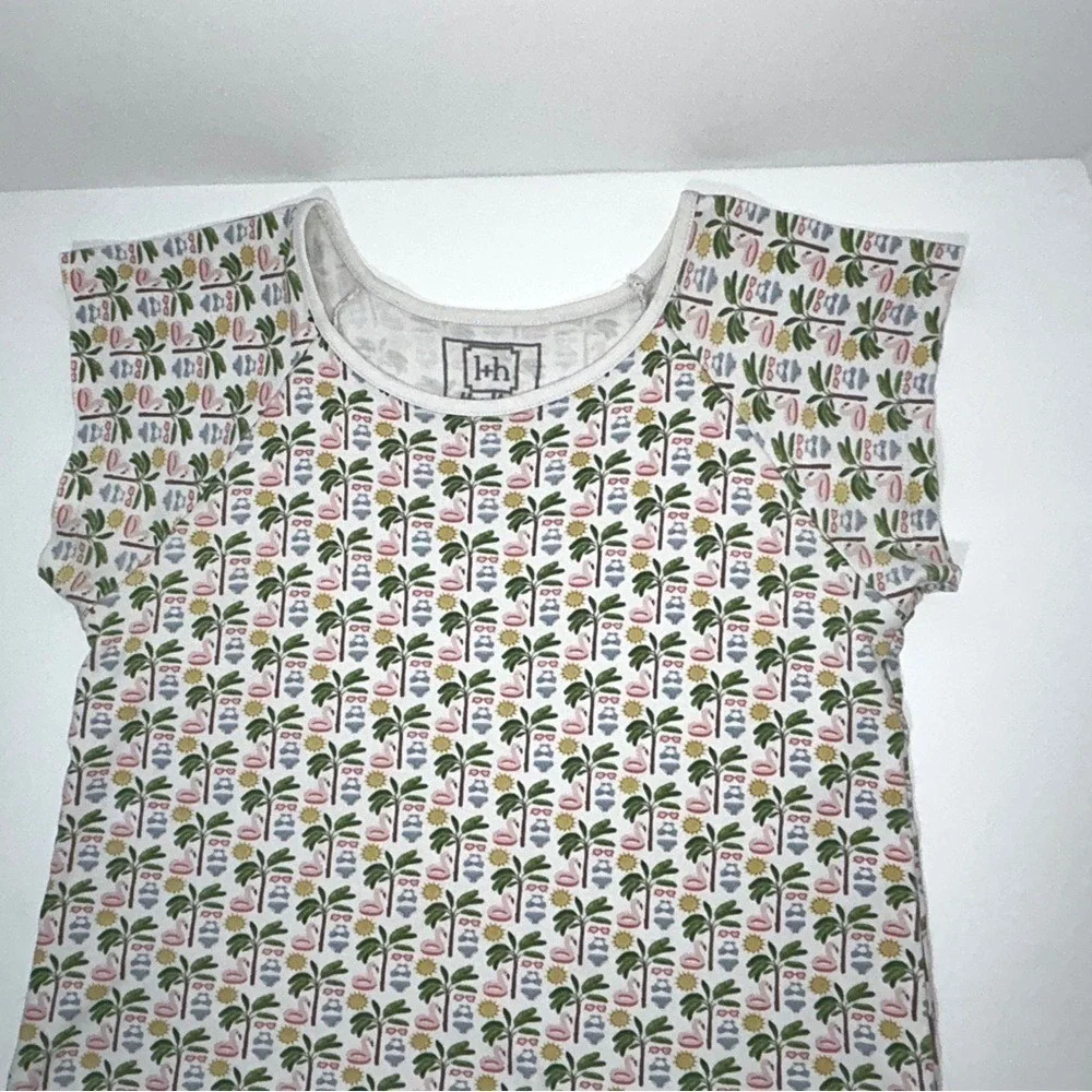 Lila + Hayes Girl‎ Beach Theme Short Sleeve Tee Shirt sz. 12 100% Pima Cotton